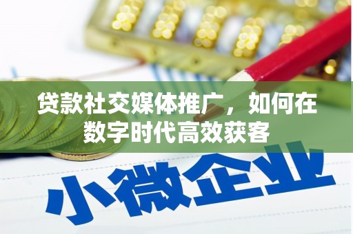 新泰贷款社交媒体推广，如何在数字时代高效获客