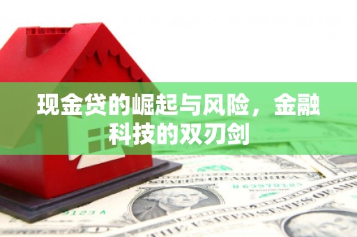 将军现金贷的崛起与风险，金融科技的双刃剑