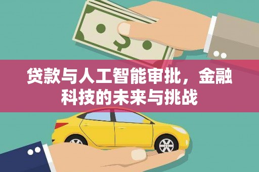 青阳贷款与人工智能审批，金融科技的未来与挑战