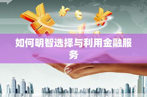 石楼如何明智选择与利用金融服务