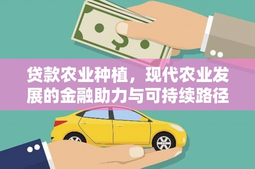 叙永贷款农业种植，现代农业发展的金融助力与可持续路径