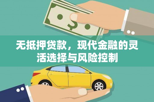 睢宁无抵押贷款，现代金融的灵活选择与风险控制