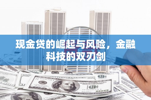 新屋现金贷的崛起与风险，金融科技的双刃剑