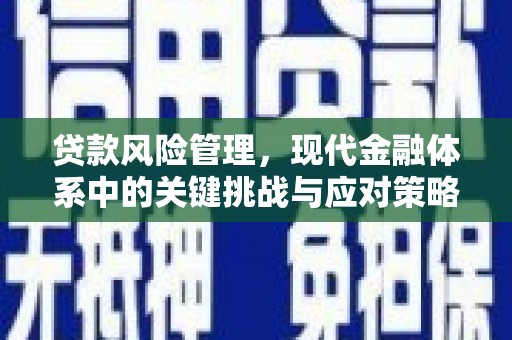 恒春贷款风险管理，现代金融体系中的关键挑战与应对策略