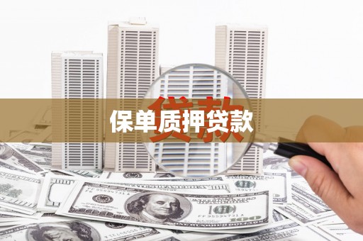 周至保单质押贷款
