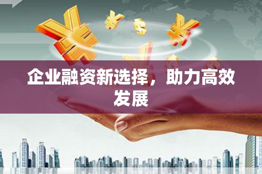 安仁企业融资新选择，助力高效发展